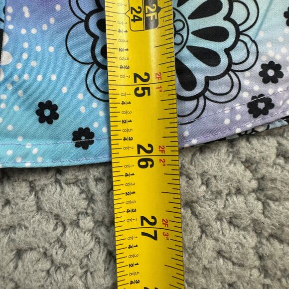 Ava Therese By Zavate Apparel Womens Scrub Top Small Floral Colorful Medical - Picture 6 of 8